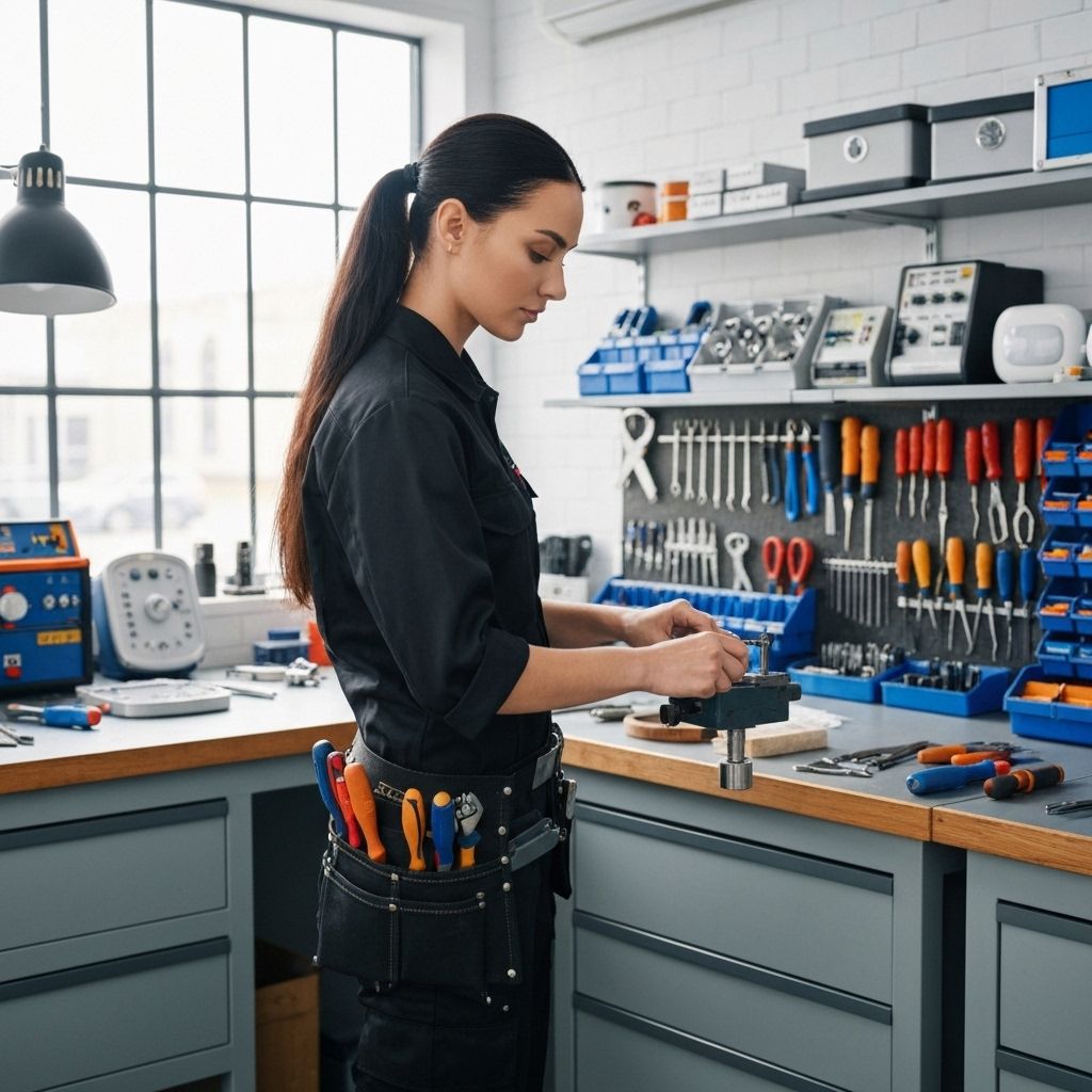 Professioneller Schlüsseldienst Arbeitsplatz
